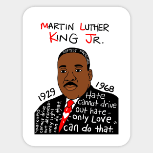 Martin Luther King Jr. Sticker
